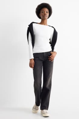 Straight Jeans - Low Waist