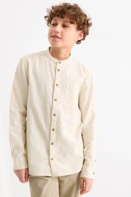 Camisa amb component de lli