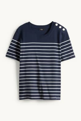 T-shirt - regular fit - à rayures