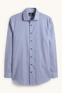 Camicia business - slim fit - colletto alla francese - senza necessità di stiratura - a righe