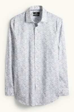 Camicia business - regular fit - collo all'italiana - facile da stirare - fantasia