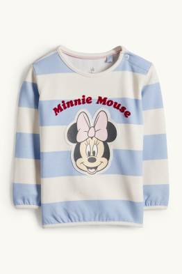 Minnie Mouse - sweat bébé - à rayures