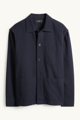 Kurtka koszulowa - relaxed fit - z fakturą