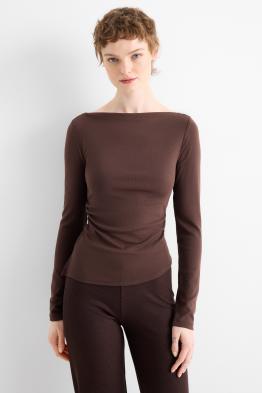 Langarmshirt - Slim Fit