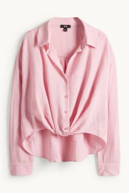 Blouse with knot detail