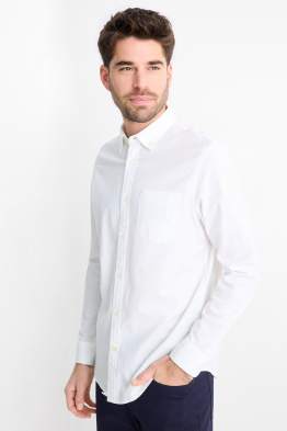 Shirt - regular fit - button-down collar