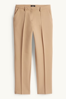 Stoffhose - Mid Waist - Slim Fit