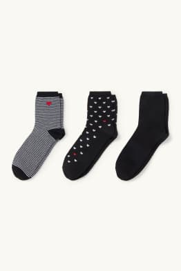 Multipack 3er - Socken mit Motiv - Herz