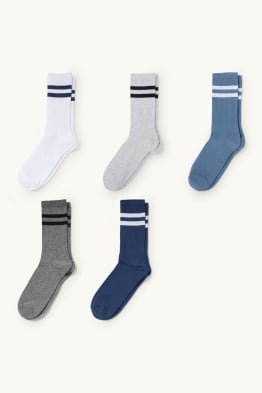 Lot de 5 paires - chaussettes de tennis