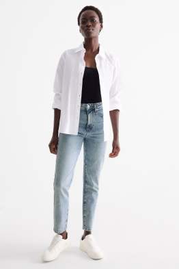 Mom Jeans - High Waist - LYCRA®