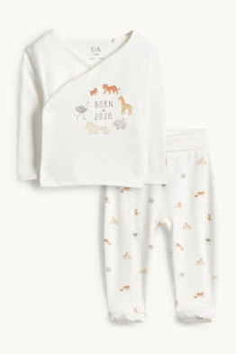 Animaux sauvages - tenue nouveau-né - 2 pièces
