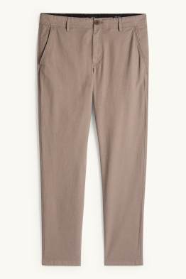 Chino - slim fit - met structuur