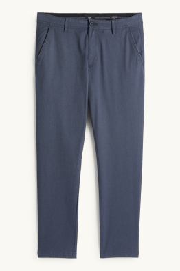 Chino - slim fit - met structuur