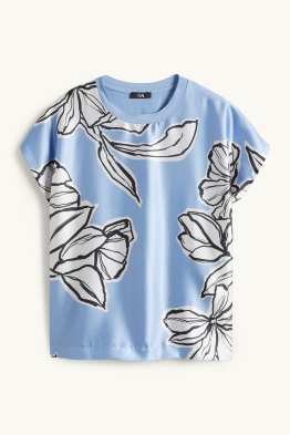 Camiseta - regular fit - de flores