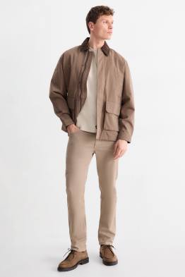 Spodnie - slim fit - w fakturę