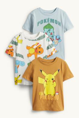 Lot de 3 - Pokémon - T-shirts