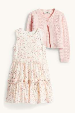 Set - jurk en vest - 2-delig