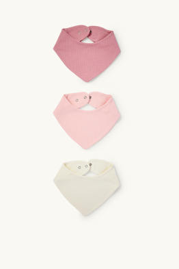 Set van 3 - babybandana - ribstof