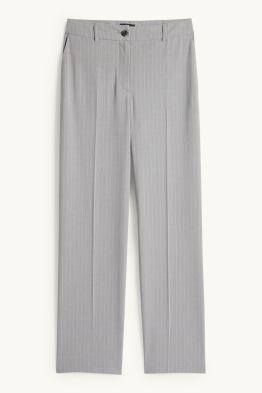 Pantalon - mid waist - wide leg