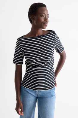 T-Shirt - Regular Fit - gestreift