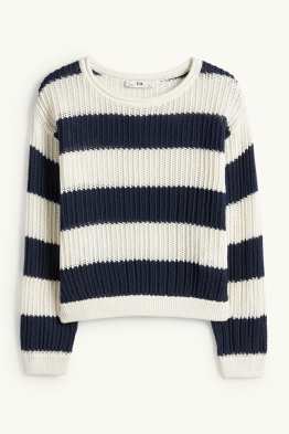 Trui - geribd - gestreept