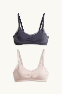 Confezione da 2 - reggiseno per allattamento