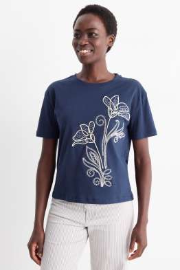 T-shirt - regular fit - effet brillant