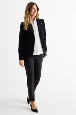 Jersey-Hose - High Waist - Tapered Fit