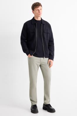 Trousers - slim fit - textured