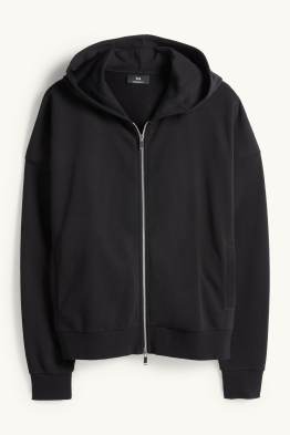 Zip-through hoodie