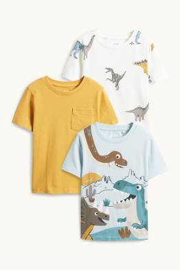 Multipack of 3 - dino - short sleeve T-shirt