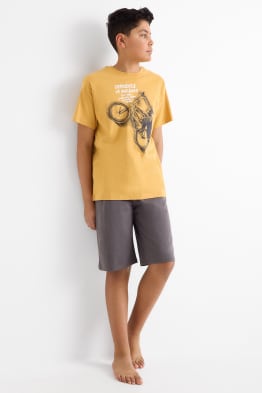 BMX - set - T-shirt en shorts - 2-delig