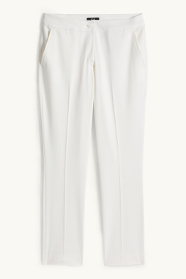 Stoffhose - Mid Waist - Slim Fit