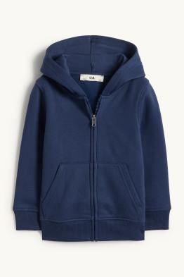 Hanorac cu fermoar și glugă