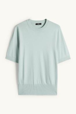 Strickpullover - kurzarm