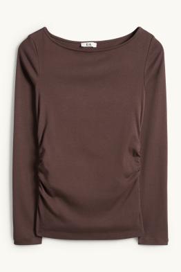 Langarmshirt - Slim Fit