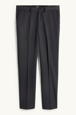 Pantalon - regular fit - extensible - finition texturée