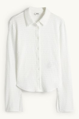 Shirt blouse - smocked