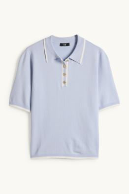 Strickpullover - kurzarm