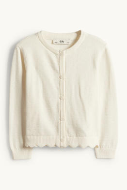 Cardigan - tessuto tramato