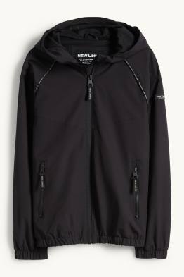 Jacket with hood - water-repellent