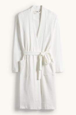 Bademantel - strukturiert