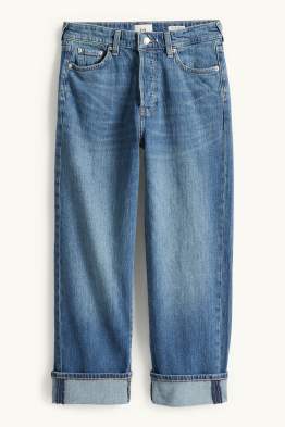 Relaxed Jeans - Mid Waist - LYCRA®