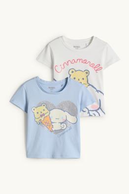 Multipack 2er - Cinnamoroll - Kurzarmshirt - Glanz-Effekt