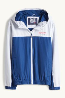 Jacket with hood - water-repellent