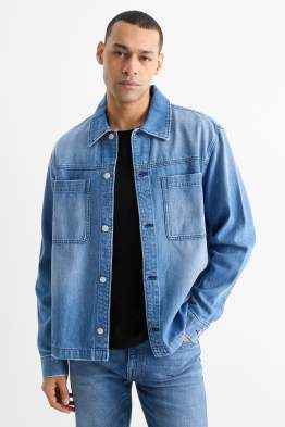Jeans-Hemdjacke - Relaxed Fit