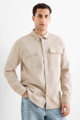 Veste-chemise - relaxed fit - col kent