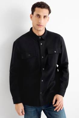 Veste-chemise - relaxed fit - col kent