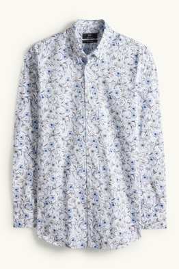 Camicia business - regular fit - button down - fantasia