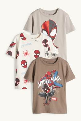 Multipack 3er - Spider-Man - Kurzarmshirt
